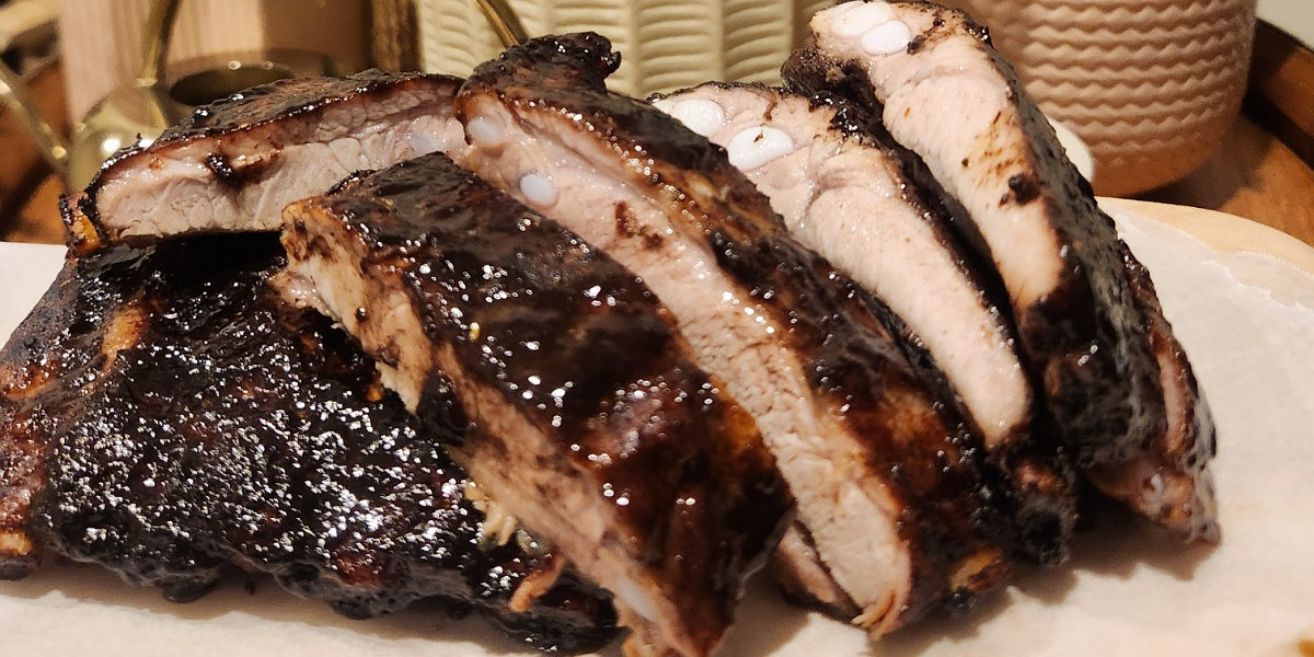 Pork Spare Ribs with Spicy Grape Sauce
