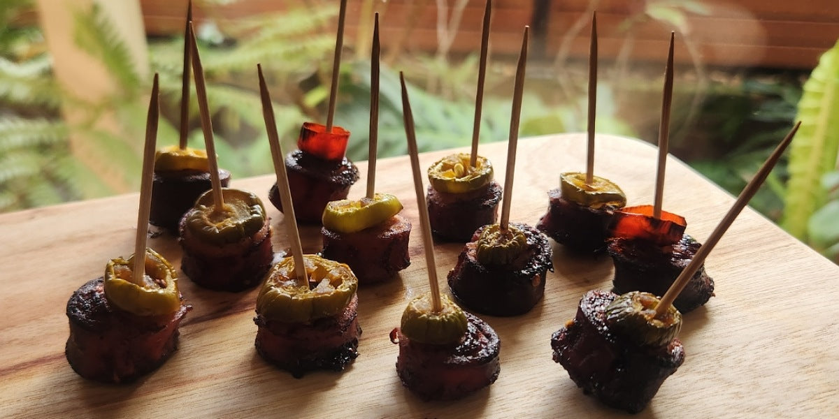 Grape Sauce & Jalapeno Firecrackers