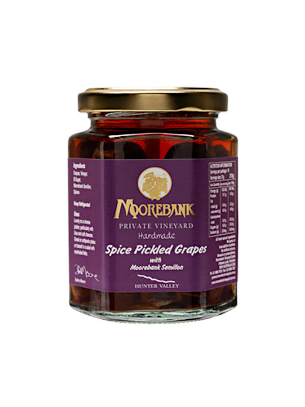 Spice Pickled Grapes With Semillon – Moorebank Private Vineyard